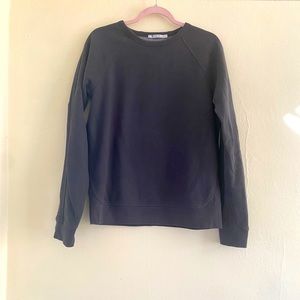 T by Alexander Wang perfect crew sweatshirt charcoal color in M.